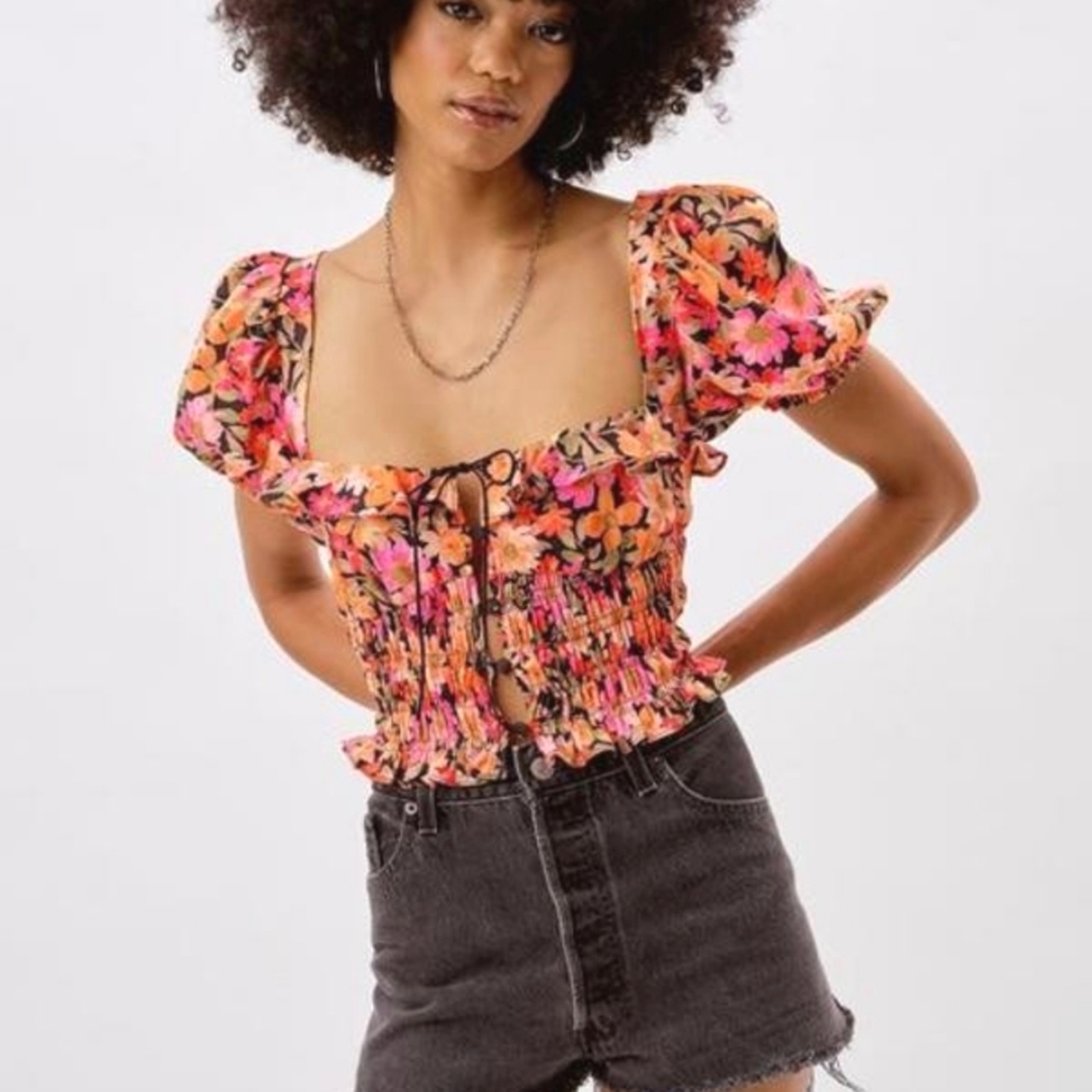 For Love and Lemons Sylvie Crop Top